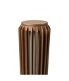 FYRON Bollard Gartenleuchte, Coffee - E27, 61 cm, IP54 Außenbereich, Pollerleuchte