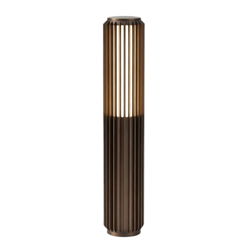FYRON Bollard Gartenleuchte, Coffee - E27, 61 cm, IP54 Außenbereich, Pollerleuchte