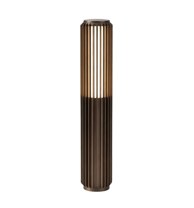 FYRON Bollard Gartenleuchte, Coffee - E27, 61 cm, IP54 Außenbereich, Pollerleuchte