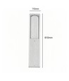 FYRON Bollard Gartenlampe, Coffee - E27, 61 cm, IP54 Außenleuchte, Pollerleuchte
