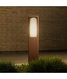 FYRON Bollard Gartenlampe, Coffee - E27, 61 cm, IP54 Außenleuchte, Pollerleuchte