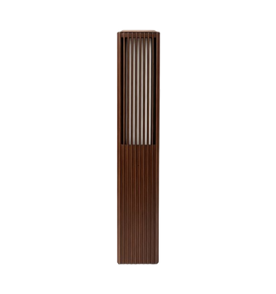 FYRON Bollard Gartenlampe, Coffee - E27, 61 cm, IP54 Außenleuchte, Pollerleuchte