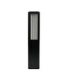 FYRON Bollard Gartenleuchte, Schwarz - E27, 61 cm, IP54 Außenbereich, Pollerleuchte