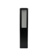 FYRON Bollard Gartenleuchte, Schwarz - E27, 61 cm, IP54 Außenbereich, Pollerleuchte