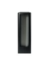 FYRON Bollard Gartenleuchte, Schwarz - E27, 61 cm, IP54 Außenbereich, Pollerleuchte