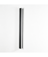 100cm längliche Wandleuchte - Schwarz, eckig, innen / außen, IP65, inkl. Leuchtmittel