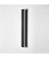 60cm Wandleuchte - Schwarz, eckig, Up/Down, verstellbar, Innen/Außen, IP65, inkl. Leuchtmittel