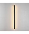 100cm längliche Wandleuchte - Schwarz, eckig, innen / außen, IP65, inkl. Leuchtmittel