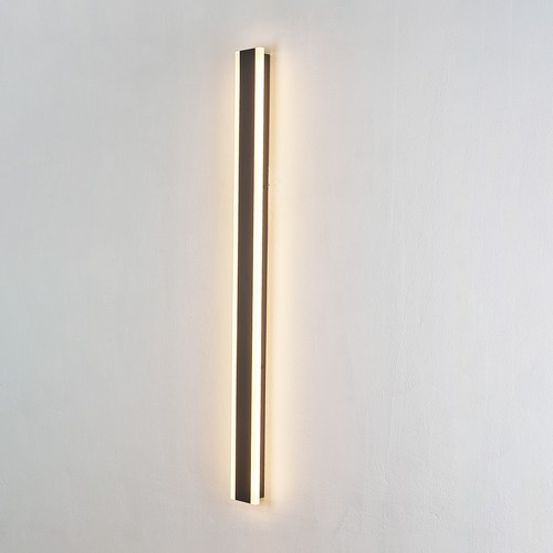 100cm längliche Wandleuchte - Schwarz, eckig, innen / außen, IP65, inkl. Leuchtmittel