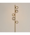 Oliva 5xG9 Stehleuchte Bronze - 160cm, Rauchglas, ohne Leuchtmittel