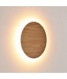 Ø30cm Wandleuchte - Helles Holz, 6W, 2700K, IP20