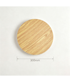 Ø30cm Wandleuchte - Helles Holz, 6W, 2700K, IP20