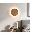 Ø30cm Wandleuchte - Helles Holz, 6W, 2700K, IP20
