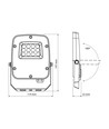 10W CCT LED-Fluter - IP65, Außenbereich, Arbeitsleuchte