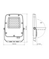 20W CCT LED-Fluter - IP65, Arbeitsleuchte, Außenbereich