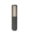 FYRON Bollard Gartenlampe, Grau - E27, 61 cm, IP54 Außenbereich, Pollerleuchte