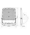 200W LED Fluter - CCT, IP65, Außenbereich, Arbeitsleuchte