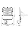 50W LED-Fluter mit Sensor - CCT, IP65, Bewegungsmelder, Außenbereich