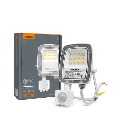 10W LED-Strahler mit PIR-Sensor - CCT, IP65, Außenstrahler & Arbeitsleuchte