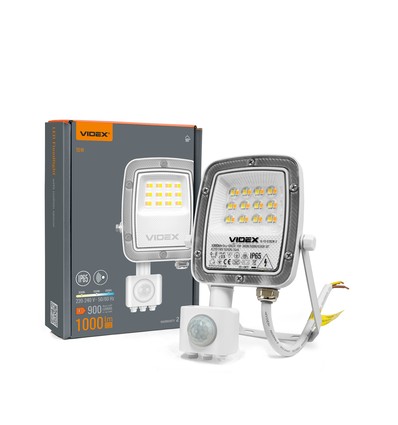 10W LED-Strahler mit PIR-Sensor - CCT, IP65, Außenstrahler & Arbeitsleuchte