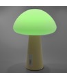 Wiederaufladbare Pilz LED-Tischleuchte - RGB + 3000K, Kaltweiß, tragbar