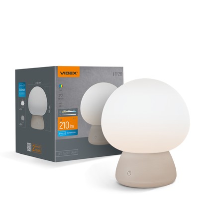 Wiederaufladbare Mushroom LED-Tischleuchte - RGB + 3000K Warmweiß, tragbar