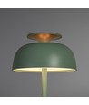 Wiederaufladbare LED-Schreibtischlampe mit White Noise - Neutralweiß + RGB, Grün, inkl. Leuchtmittel