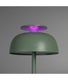 Wiederaufladbare LED-Schreibtischlampe mit White Noise - Neutralweiß + RGB, Grün, inkl. Leuchtmittel