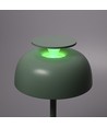 Wiederaufladbare LED-Schreibtischlampe mit White Noise - Neutralweiß + RGB, Grün, inkl. Leuchtmittel