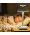 Wiederaufladbare LED-Schreibtischlampe mit White Noise - Neutralweiß + RGB, Grün, inkl. Leuchtmittel