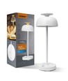 Wiederaufladbare LED-Schreibtischlampe mit White Noise - RGB+W, Neutralweiß, tragbar