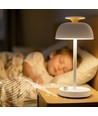 Wiederaufladbare LED-Schreibtischlampe mit White Noise - RGB+W, Neutralweiß, tragbar
