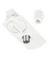Lampensockel für 1-Phasen-Schienen - Weiß, 1F2W