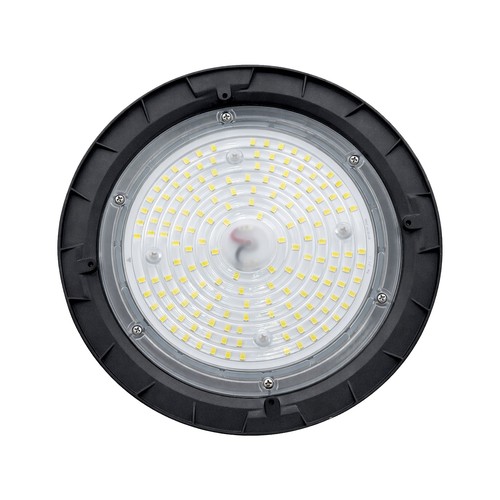 220x135mm Plateo 4 High Bay 100W - neutralweiß 230V 90° IP65 IK09 schwarz, mit Leistungsregelung 0-10V