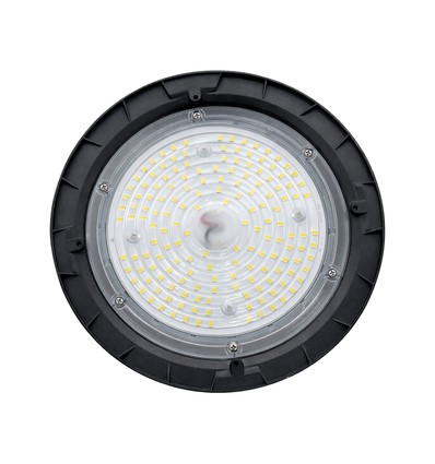 220x135mm Plateo 4 High Bay 100W - neutralweiß 230V 90° IP65 IK09 schwarz, mit Leistungsregelung 0-10V
