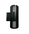 FYRON Duo Up/Down Wandleuchte, Schwarz - E27, IP54, Außen