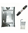 FYRON Duo Up/Down Wandleuchte, Grau - E27, IP54, Außenbereich