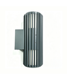 FYRON Duo Up/Down Wandleuchte, Grau - E27, IP54, Außenbereich