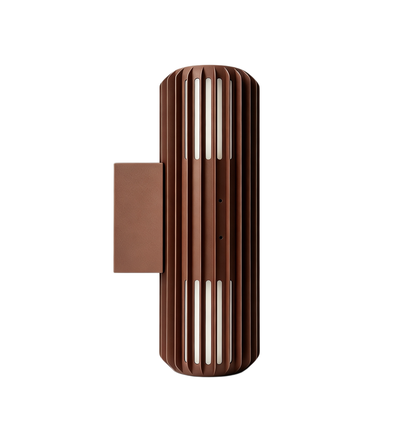 FYRON Duo Up/Down Wandleuchte, Coffee - E27, IP54, Außenbereich