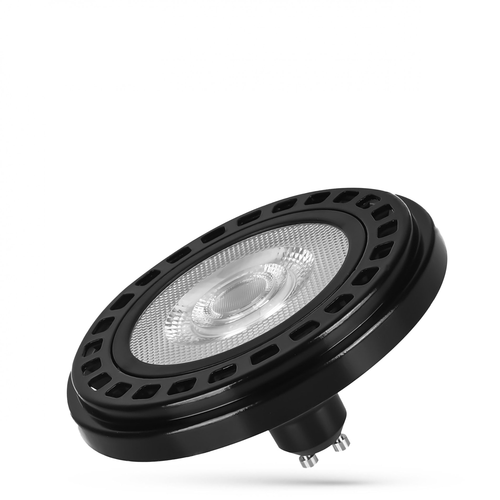 GU10 20W LED Spot AR111 - RA90, 30° Abstrahlwinkel, schwarzes Gehäuse, 5 Jahre Garantie