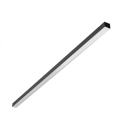 150cm Büroleuchte, 50W, CCT - 3 Lichtfarben, UGR19, 5 Jahre Garantie, schwarz