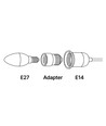 E27 zu E14 Adapter