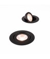 7W RA96 CCT + DimToWarm Einbaustrahler für Isolierung - Dimmbar, Loch: Ø6,8 cm, Maß: Ø8,3 cm, schwarz