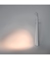 Wiederaufladbare LED-Tischleuchte - Weiß, innen/außen, 3-stufig dimmbar, IP44, 40 cm