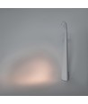 Wiederaufladbare LED-Tischleuchte - Weiß, innen/außen, 3-stufig dimmbar, IP44, 40 cm