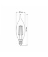 E14 6W LED Kerzenlampe Filament - C37, Neutralweiß