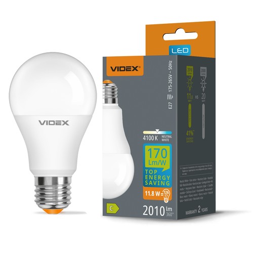 E27 11,8W LED-Leuchtmittel - A60, Neutralweiß