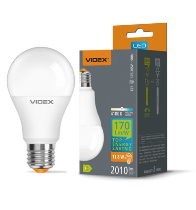 E27 11,8W LED-Leuchtmittel - A60, Neutralweiß