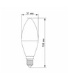 E14 4,9W LED Kerzenlampe - C37, Neutralweiß