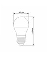 E27 4,9W LED Tropfenlampe - G45, neutralweiß